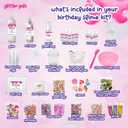 Slime Kit | Glitter Galz Birthday Gifts for Girls Ages 6+ | DIY Make Your own Slime Birthday Party 42 Mix-ins | Arts and Crafts | Slime-Making kit | Slime Activator | Sensory Gifts for Teens, Large