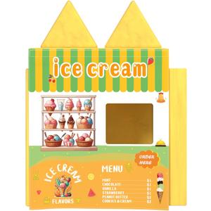 Play Panel for Kids Play Couch Foam Sofa Childrens Home Play Modular Couch (Sofa not Included) - Ice Cream Store