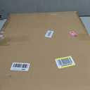 ZJSF Freestanding Foldable Dog Gate for House Extra Wide Wooden Grey Puppy Gate Stairs Dog Gates Doorways Tall Pet Gate 24" Height 3 Panels Pet Fence (Gray)