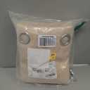 NICETOWN Thermal Insulated 100% Blackout Curtains, Noise Reducing Performance Slider Curtain Panel with Black Lining, Full Light Blocking Patio Door Drapery (1 PC, 100inch x 84inch, Biscotti Beige)