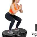 Vibration Plate for Weight Loss & Lymphatic Drainage, Professional Full Body Vibration Machine with Wider Platform, Ultra Stable & Quiet, 120 Speeds, 330lbs Capacity, Home Fitness System