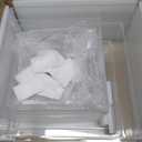 Leinuosen 7 Pcs Large Buffet Risers Set 6" to 12" Acrylic Display Box Catering Dessert Table Riser Food Display Decorative Stand with Hollow Bottom for Catering Supplies(Clear, Square)