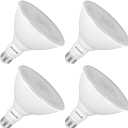 Maelsrlg PAR38 LED Flood Light Bulbs Outdoor, 18W (120W Equivalent), Daylight 5000K, Dimmable Weatherproof LED Outdoor Flood Lights with E26 Base, 1800LM, 4 Pack