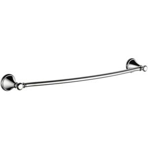 DELTA FAUCET 79724 Cassidy 24-in Wall Mount Towel Bar Bath Hardware Accessory in Polished Chrome