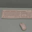 Logitech MK270 Wireless Keyboard and Mouse Combo for Windows, 2.4 GHz Wireless, Compact Mouse, 8 Multimedia and Shortcut Keys, 2-Year Battery Life, for PC, Laptop - Rose