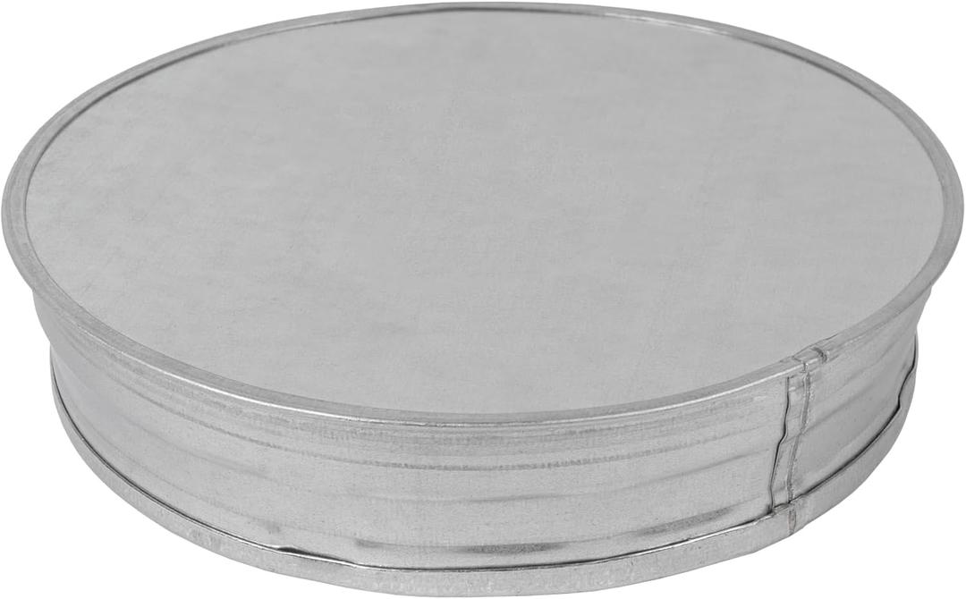 Repa Market 6 Inch Metal Tee Cap  Round Metal Duct Cap - HVAC Ducting Vent Cap - Galvanized Steel Air Tight Duct End Cap  Indoor and Outdoor Weatherproof Pipe Cover for Cold and Hot Air Blockage