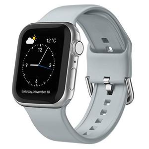 Sport Band Compatible with Apple Watch Bands 49mm 46mm 45mm 44mm 42mm 41mm 40mm 38mm, Soft Silicone Replacement Strap with Classic Clasp for iWatch Series 11 10 9 8 7 6 5 4 3 2 1 SE Ultra Women Men
