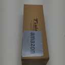 TONIAL 2 Pack Curtain Rods 32 to 58 Inch, Telescoping Splicing 3/4 Single Rods for Windows 20 to 53 Inch, Christmas Decorative Drapery Rod with Translucent Diamond Finial, Luxury Gold