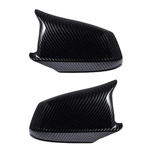 Astra Depot 2X Door Wing Rearview Side Mirror Cover Cap Compatible with 2011-2013 BMW F10 5-Series Sedan Pre-LCI (Carbon Fiber)