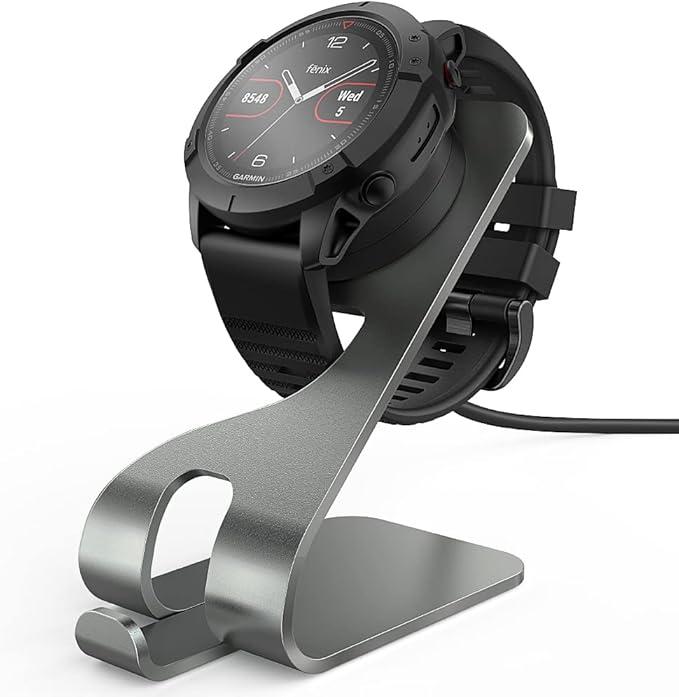 TUSITA Charger Stand Compatible with Garmin Watch Aluminum