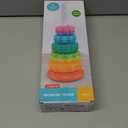 JUXUE Baby Spinning Stacking Toys for Toddlers 1-3, Rainbow Ring Stacker Montessori Toys for Babies 6-12 Months, 1 2 3 One Year Old Girl Boy Christmas Birthday Gifts, Autism Sensory Learning Toy