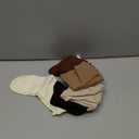 ANYANIME 6 Pack Girls White Dress Scallop Socks for Toddlers and Kids - Cute Cotton (7-9 Years, 6 Pairs Multicolor 2)