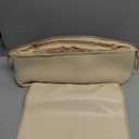 Aerotrunk Hair Tools Organizer - Hot Hair Tools Travel Bag with Heat Resistant Mat, Large Capacity Pouch for Flat Irons, Curling Wands, Hair Dryers - Beige