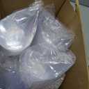 150 Pack Clear Plastic Dessert Cups with Tasting Spoons, Appetizer Cups Yogurt Parfait Bowls with Spoons for Party Supplies Catering Chocolate Desserts Buffet Food Display (7 oz)