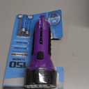 Dorcy 55 Lumen Floating Water Resistant LED Flashlight with Carabineer Clip, Purple (41-2508)