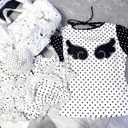 Emo Grunge Tops Y2k Harajuku Music Note Shirt Vintage Gothic 2000s Clothing Whimsy Twee Tees Alt Clothes (White, S)