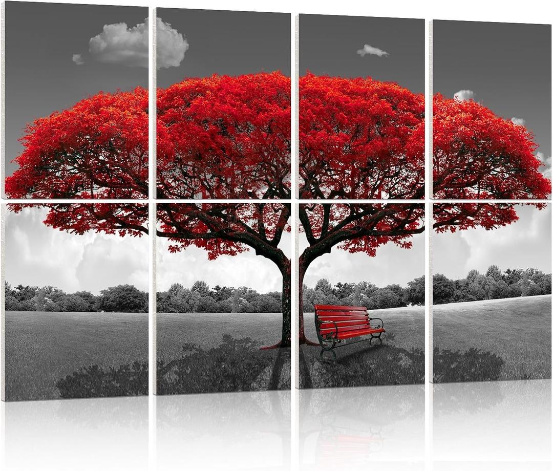 Art Acoustic Panels Sound Proof: Soundproof Wall Panels Decorative Soundproofing Padding Acoustical Treatment for Studio Home Office 8 Pack 12x16", 12x16inchx8pcs