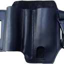Leather EDC Belt Organizer for Men, Multitool Sheath for Belt, Tactical Pen Holster, Flashlight Holster, Everyday Carry Multi Tool Holster, EDC Belt Pouch (Large)