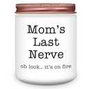 Homsolver Gifts for Mom from Daughter Son, Best Mom Gifts, Funny Mom, Birthday Thanksgiving for Mom Stepmother Adoptive Mother, Mom's Last Nerve