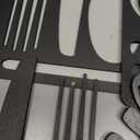 eN Kitchen Wall Sign – Modern MDF Wooden Wall Decor for Kitchen & Dining Area – Minimalist Farmhouse Kitchen Decoration-5 Pieces