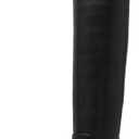 Steve Madden Women's Elizah, Black Leather, 10