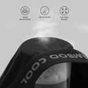 BAMBOO COOL Men's Ultra Breathable Underwear,No Riding Up Boxer Briefs with ComfortFlexible Waistband,Multipack (Black, XL)