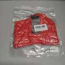 Werkiss Wireless Bralettes for Women No Underwire Bras Sexy V Neck Everyday Bra with Adjustable Straps (Red, L)