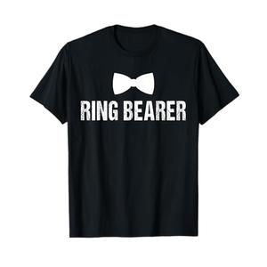 Ring Bearer Shirt - Cute Ring Bearer Tshirt for Boys T-Shirt Small 