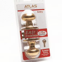 Altas Classic Knob Entry, 
Atlas Classic Doorknob Entry Locking Door Knob, Polished Bronze