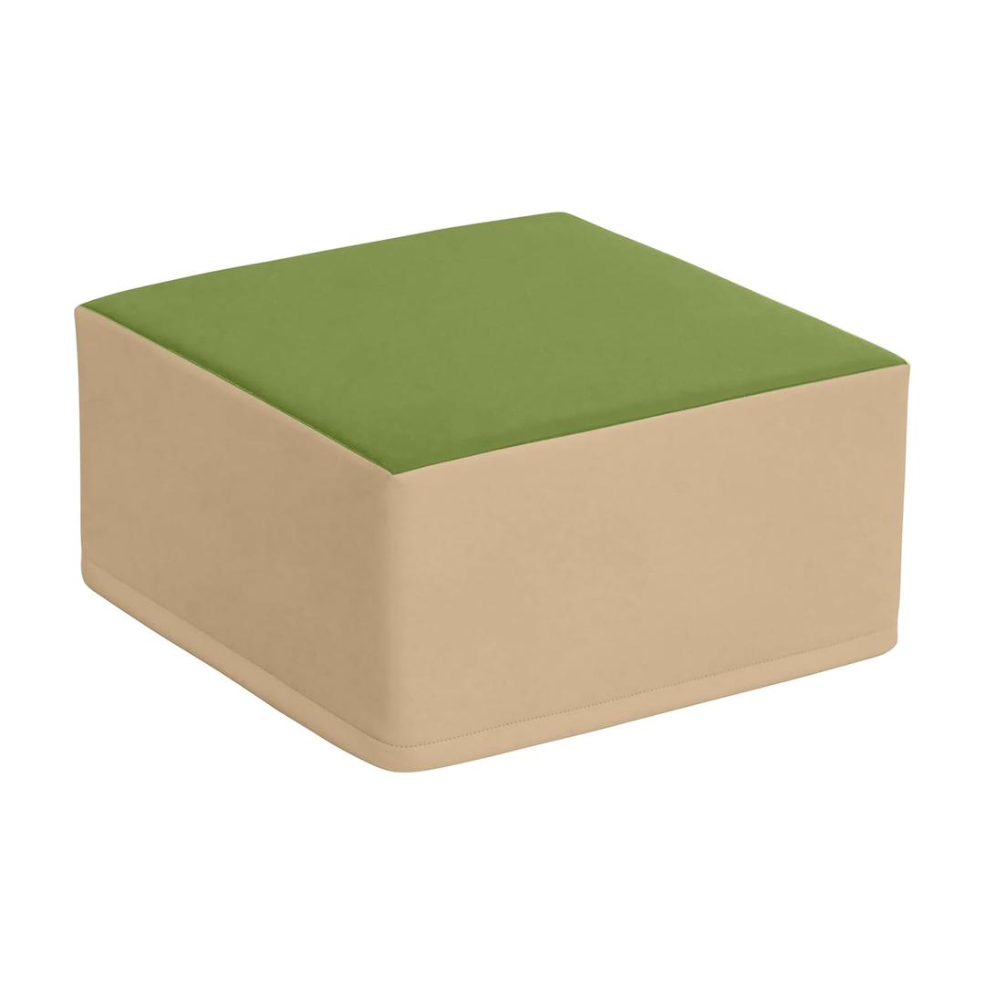 ECR4Kids SoftZone Junior Pedestal Play Block Corner Climber, Beginner Playset, Earthtone