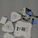 5 Pack Water Leak Detectors for Home, Stechro 4 Levels Adjustable Audio 0-120dB Water Sensor Alarm Leak Detector with Leak and Drip Alert, IP66 Water Leak Sensor for Basements Kitchen Sink Laundry (White)