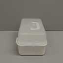 Tackle Box Organizers and Storage,9.8inch Craft Organizers and Storage,Three-Layer Sewing Box With 2 Trays,Medicine Storage Box With Handle For NailMakeupDiamond PaintingBuilding Blocks (White)