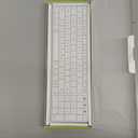 seenda Bluetooth Keyboard and Mouse Combo for Mac, SKM64-2 Rechargeable Slim Wireless Keyboard Mouse Compact, 3 Multi-Device Connection, Compatible for Mac, MacBook Pro/Air, iPad, White Silver