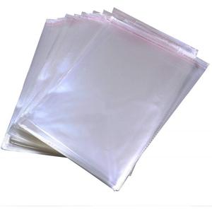 100 Pcs 8" x 10" Self Seal Clear Cellophane Bags Resealable Plastic Apparel Bags Perfect for Packaging Clothing, T-Shirt, Brochure, Prints, Handicraft Gift Bags