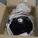 Black Industrial Pendant Light, 9.84" Vintage Hanging Light Fixture, E27 Ceiling Lamp for Kitchen Island, Dining Room, Farmhouse, Rustic Loft, Bar, Caf