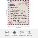 Mom Blankets Gift Birthday for Mom from Daughter Son, Dear Mom Throw Blanket for Anniversary, Mother's Day, Super Soft Flannel Throw Blankets for Christmas Valentines Day for Bed Couch (50x60)