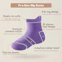 Non Slip Grip Ankle Baby Socks 12 Pack for Toddler Boys and Girls Kids Infant Baby Cute Cotton Socks (Rainbow1)