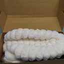 Zakkart SnugCloud Cat Window Perch with 4-Sided Bolster - Large Cat Hammock for Window Sill - Solid Hardwood & Metal Frame - Window Seat for Pets (Natural Color Wood w/White Bed, Large) (Large (25"x15"))