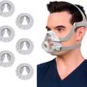 6 Packs Full Face CPAP Mask Liners (S) for AirFit F20 & AirTouch F20 - Perfect and Comfort Fit Resuable Mask Cover - Small