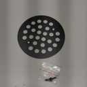 4-1/4 Inch Screw-in Shower Drain Cover Replacement Floor Strainer - Brushed Nickel, Brushed Gold, Oil Rubbed Bronze, Chrome, Antique Bronze, Black