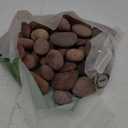 Ausluru 11lbs Smooth River Rocks, 1-2 Inch Hand-Picked Premium Pebbles for Garden and Landscape Design, Kindness Stones for Painting,DIY Arts, Red