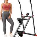 BODYRHYTHM New Stair Stepper for Home Gym Exercise, Vertical Climber Machine for Full Body Workout, Foldable Cardio Exercise Machine, Stair Climber with Adjustable Handlebar & Pedals (Black)