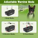 GPS Wireless Dog Fence System, Electric Satellite Technology Pet Containment System by GPS Signal for Dogs and Pets with Waterproof & Rechargeable Collar Receiver, Container Boundary (Black)