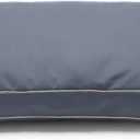 Dalema Dog Bed Cover, Waterproof Tough Plastic DIY Pet Bed Cover, Non Stick Hair Easy to Clean Rectangular Fillable Dog Bed Covers with Zipper (Dark Grey, 54" L x 44" W x 4" Th, Cover Only)