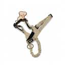 Small Dog Harness and Leash Set, Puppy Soft Vest Harness Neck & Chest Adjustable, Reflective Lightweight Harness & Anti-Twist Pet Lead Combo for Small Medium Dogs ( XXS)