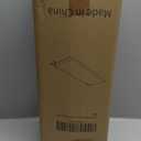 QILLOWAY Indoor/Outdoor Bench Cushion, Thick Upholstery Foam Couch Swing Pads with Ties,48-Inches,Peacock Blue.