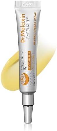Dr.Melaxin Retinol Eyebag Cream for Puffiness, Dark Circles & Fine Lines, Wrinkle, EGF Anti-Aging Under Eye Moisturizer with Niacinamide&Ceramide Makeup friendly korean skin care