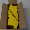 MAXXHAUL 50503 High Visibility Heavy Duty Poly Foam Wheel Chock 8" x 4" x 4" - Pair (YELLOW)