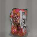 Falainetee Women's Floral Print Bathing Suit Ruffle Trim Tie Back Swimsuit Bikini Set 2 Piece (Small, Red)