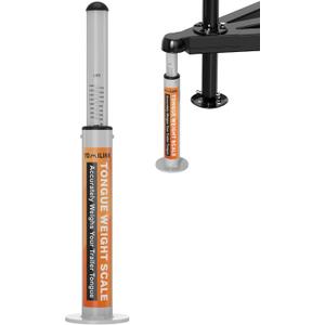 YOMILINK Tongue Weight Scale, Upgrade 1800 lbs Capacity, for RV Trailer, Boat, Travel Trailers, Silver